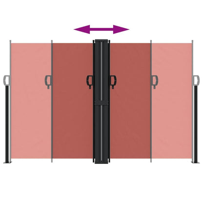 Vidaxl Toldo Lateral Retráctil Terracota 160x1000 Cm_4