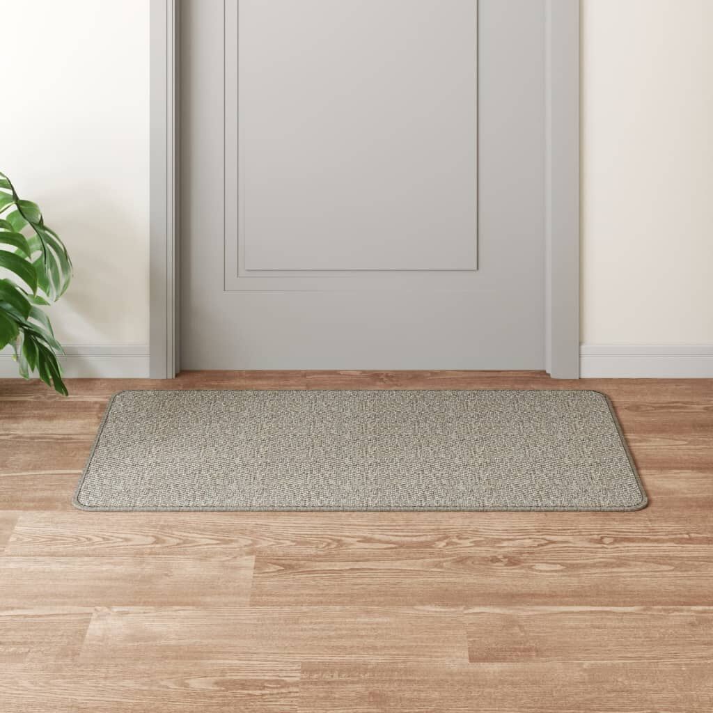 Vidaxl Alfombra De Pasillo Con Aspecto De Sisal Gris Taupe 50x100 Cm_1