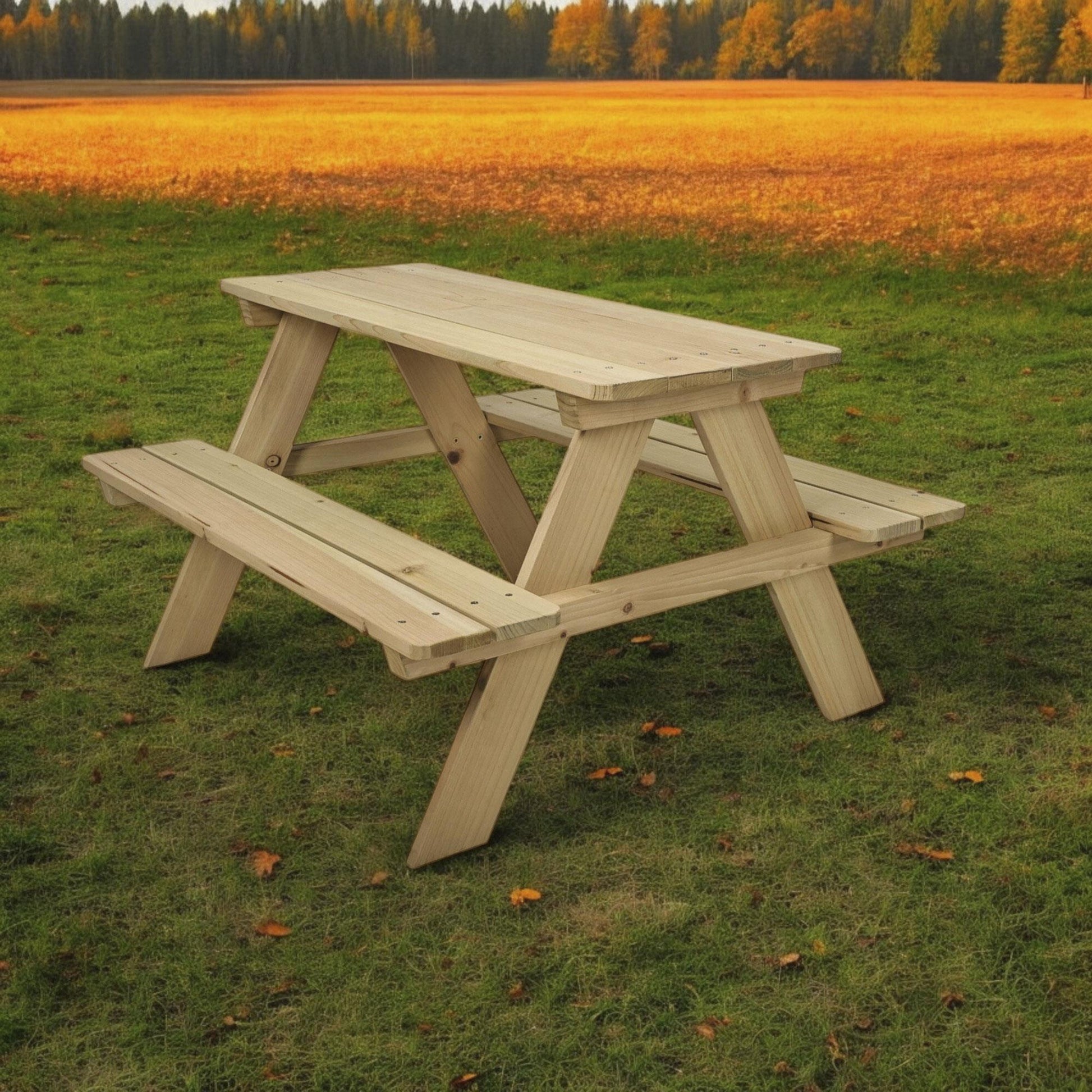 Well Home Mesa De Picnic Para Niños 89x79x50cm