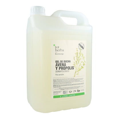 2x Gel de ducha dermatológico de avena Tot Herba 5L