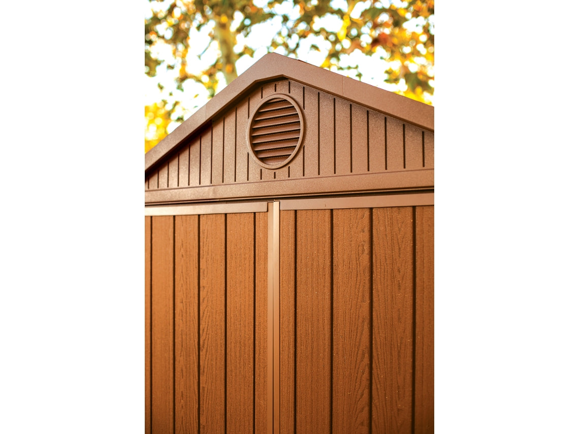 Caseta De Exterior Darwin 6x4 De Keter. 190x122x221 Cm - Marrón_4