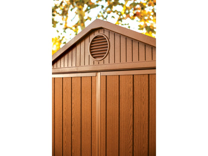 Caseta De Exterior Darwin 6x4 De Keter. 190x122x221 Cm - Marrón_4