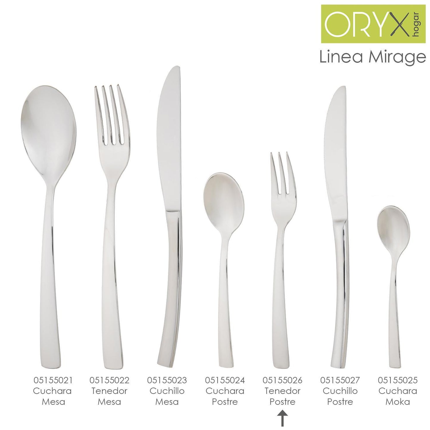 Tenedor Postre Mirage 159 Mm.caja 12 Unidades