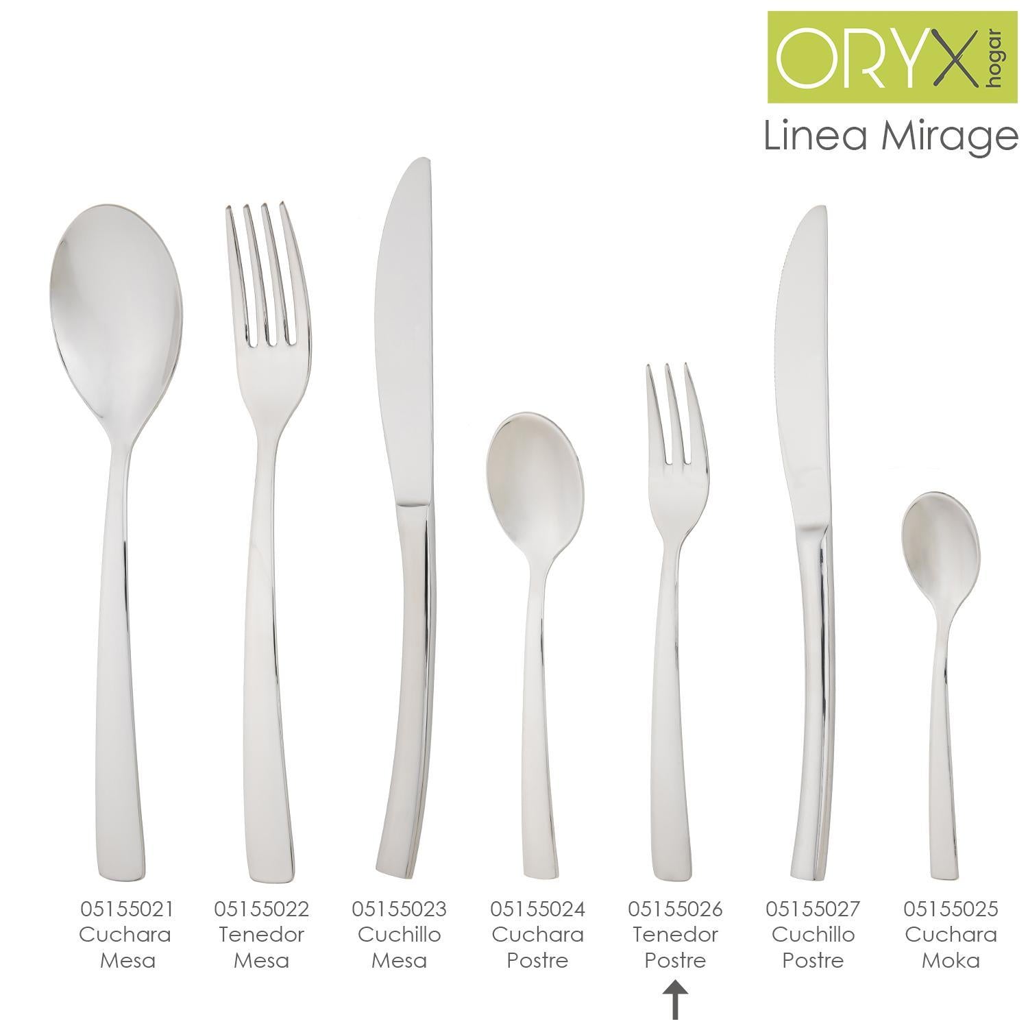 Tenedor Postre Mirage 159 Mm.caja 12 Unidades