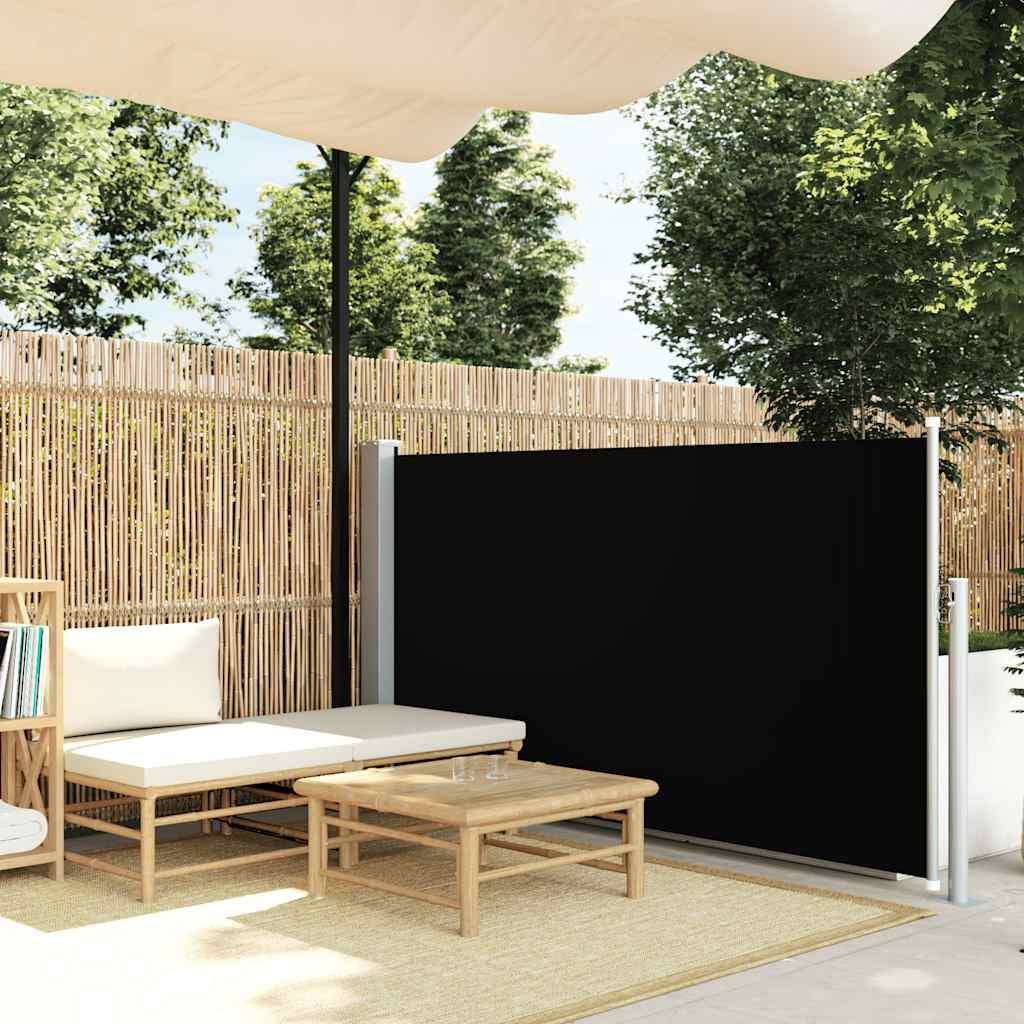 Vidaxl Toldo Lateral Retráctil 120x300 Cm Negro_1