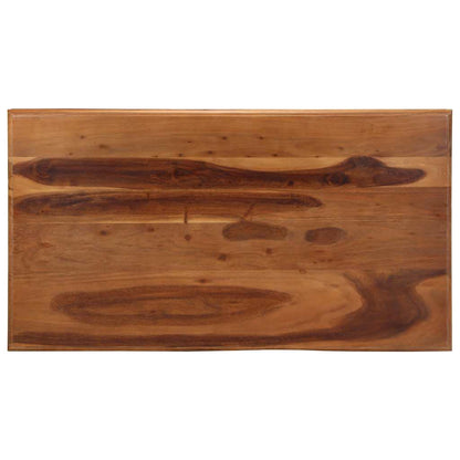 Mesa De Centro De Madera Maciza 110x60x40 Cm Acacia_2