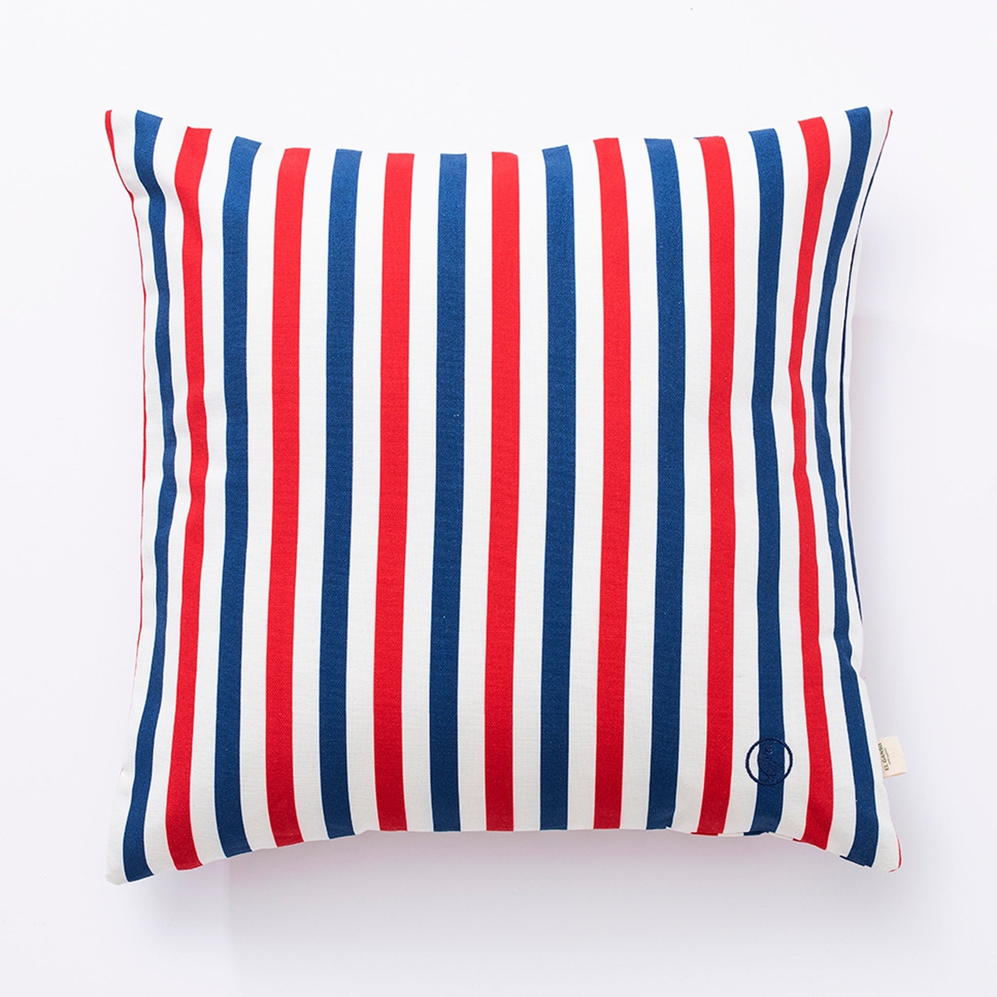 Funda De Cojín 40x40cm 100% Algodón 300gsm Rayas Yale El Ganso_4