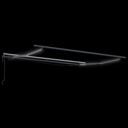 Toldo Retráctil Negro 350 X 250 Cm Poliéster_5