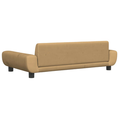 Cama Para Perros De Terciopelo Marrón 100x54x33 Cm / Vetonek_1