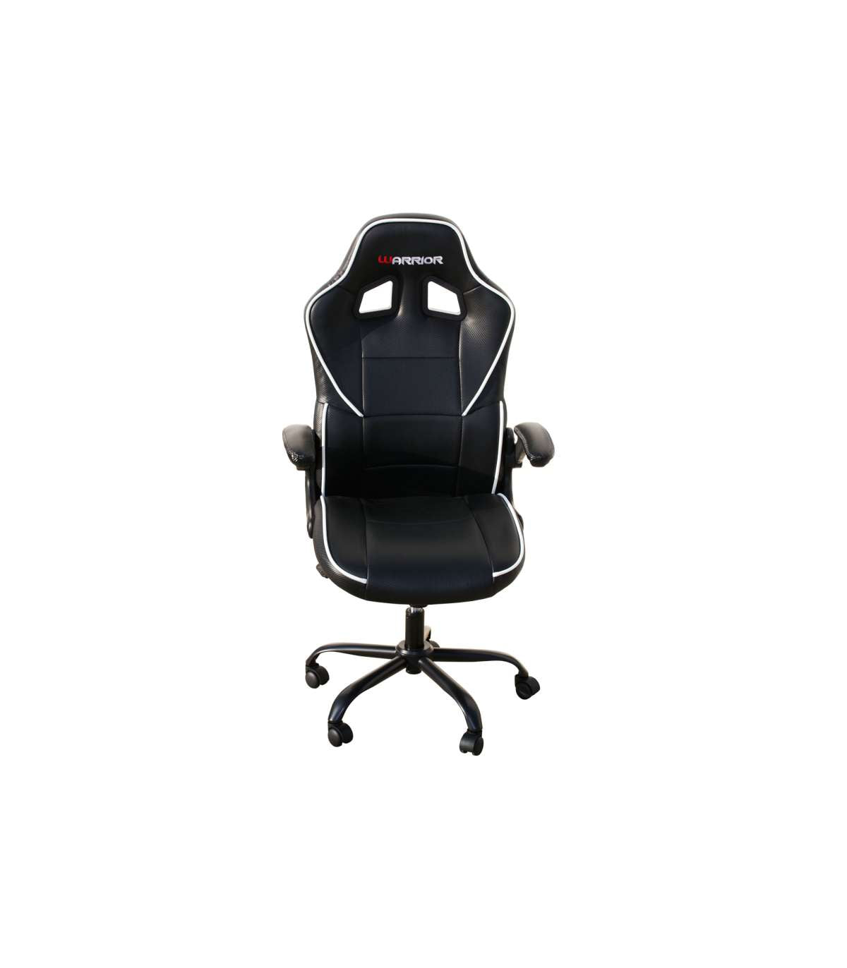 Sillon De Estudio Gamer Warrior Regulable En Altura Negro 115-125 Cm(alto)70 Cm(ancho)70 Cm(fondo)._1