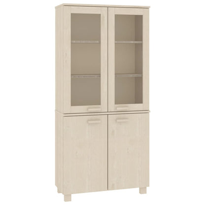 Aparador Hamar Madera De Pino Maciza Marrón Miel_1