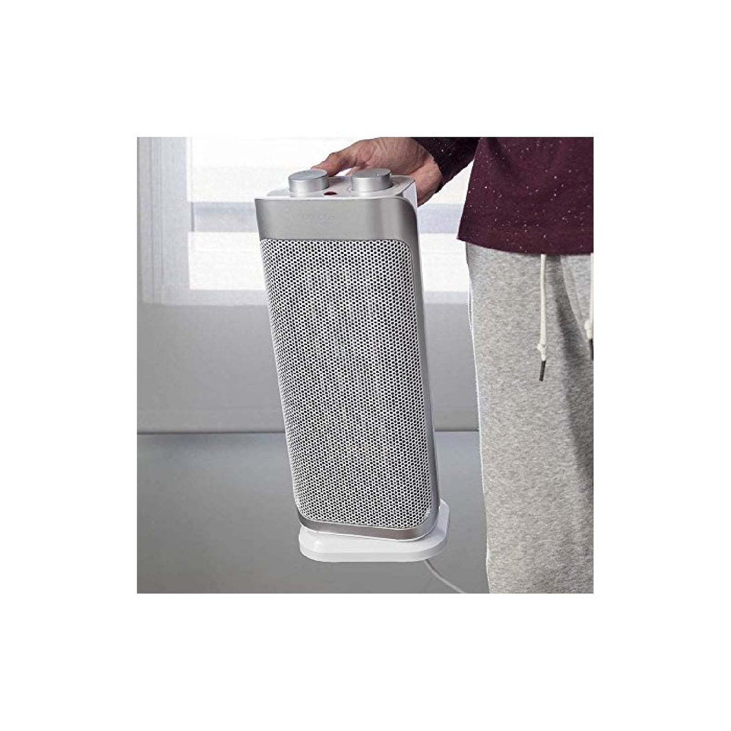 Calefactor Baño Cerámico Ready Warm 6250 Ceramic Sky Style. 2000 W, Termostato Regulable, 3 Modos, Protección Sobrecalentamiento Y Antivuelco, 20 M2_2