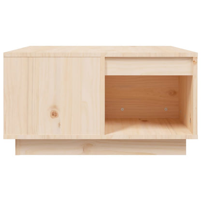 Mesa De Centro Madera Maciza De Pino 60x61x32,5 Cm_4