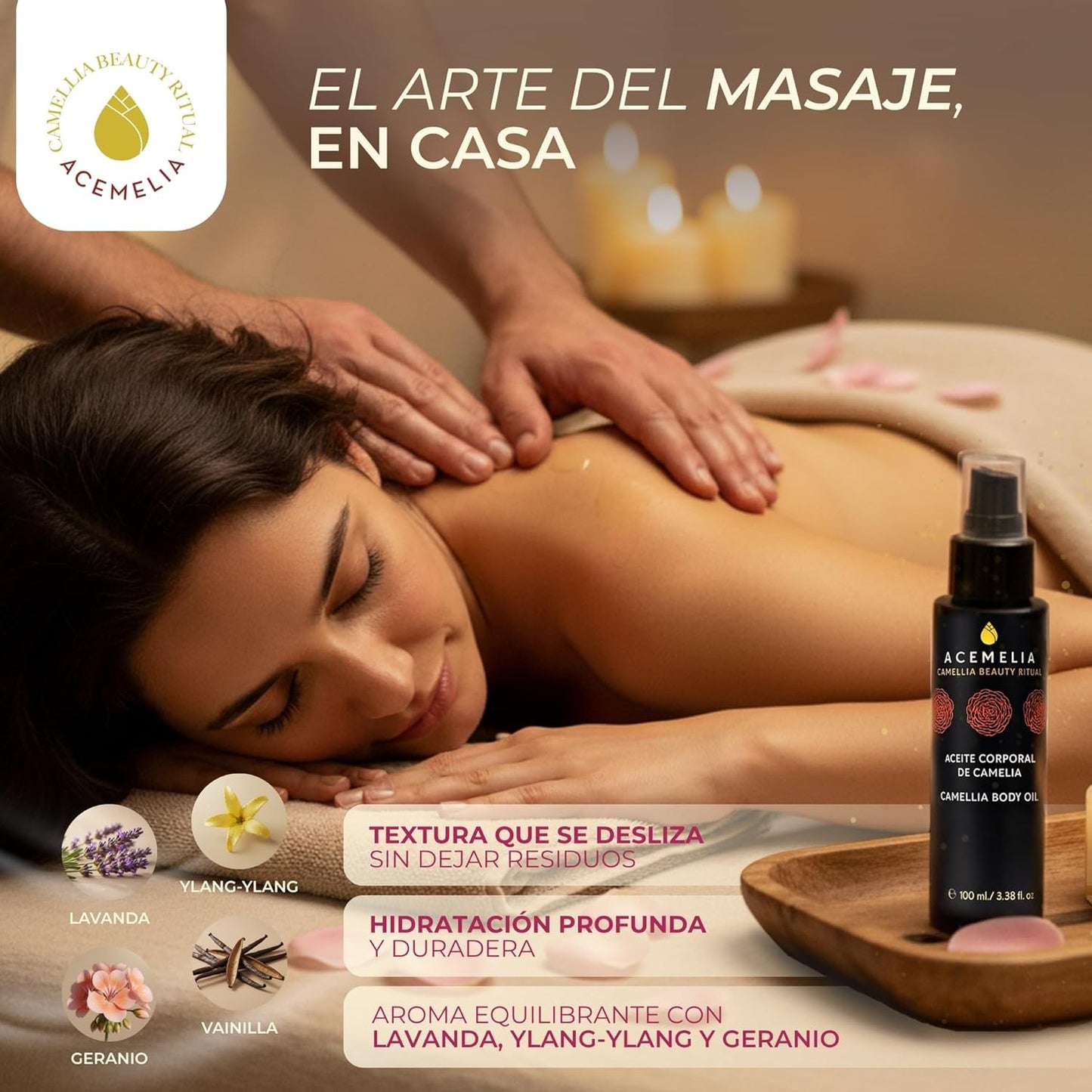 Aceite Corporal Y De Masaje De Camelia_2