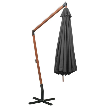 Vidaxl Sombrilla Jardín Colgante Palo Madera Abeto Antracita 3,5x2,9 M_3