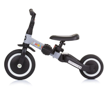 Triciclo Convertible En Bicicleta Con Pedales Smarty Grey_4