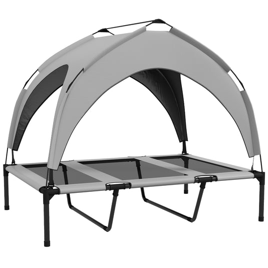 Pawhut Cama Para Perros Elevada Con Toldo_0