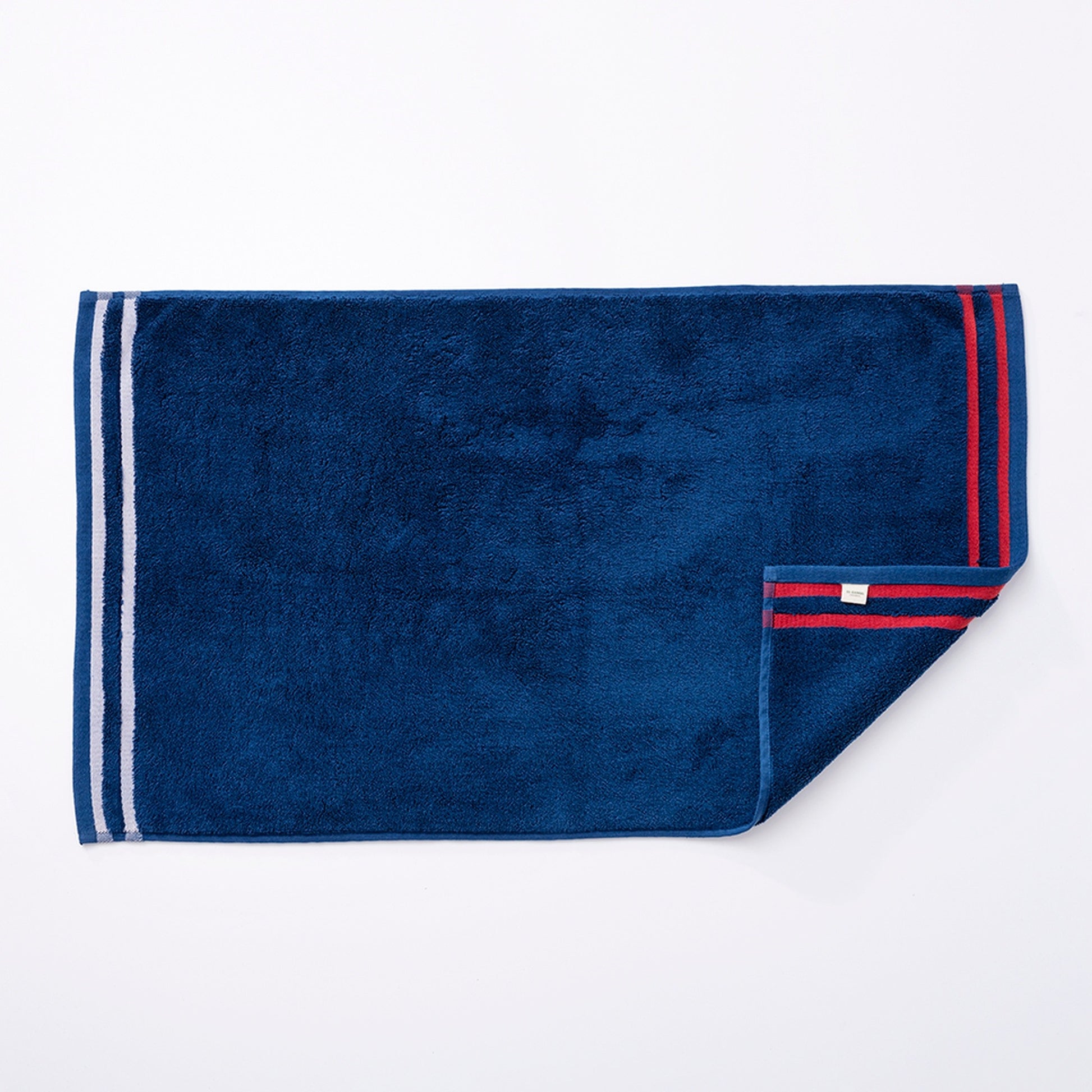 Alfombra De Baño 50x80cm 100% Algodón 800gsm Rizo Teñido Color Azul Marino El Ganso