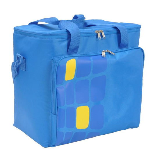 Bolsa / Mochila Termica Porta Alimentos Nevera 15 Litros Forro Interior Peva, Con Espuma Aislante, Color Azul_0