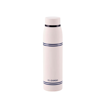 Botella De Agua 750ml En Acero Inoxidable Blanco El Ganso_0