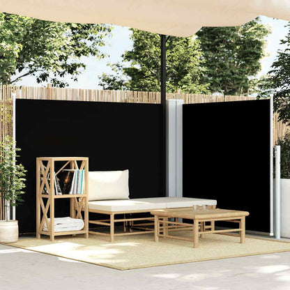 Vidaxl Toldo Lateral Retráctil Negro 140x1000 Cm_1