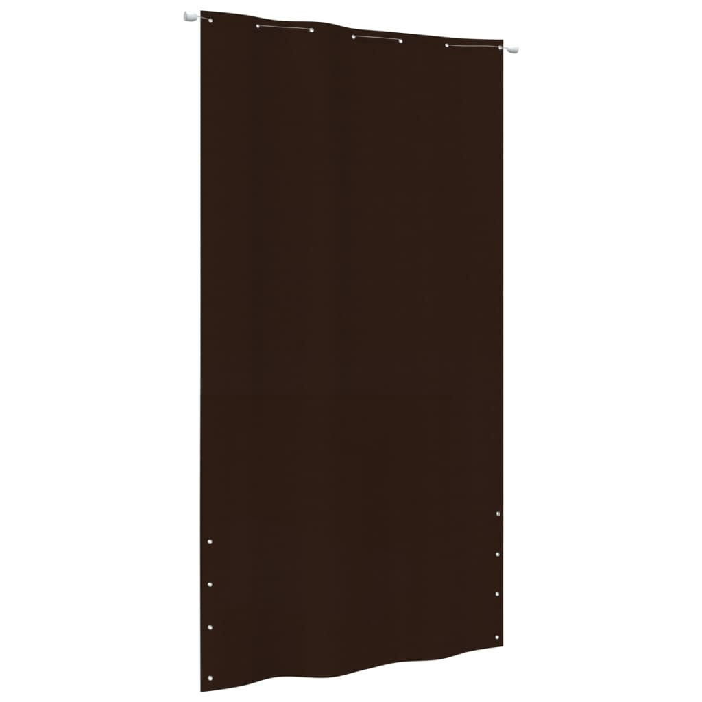 Vidaxl Toldo Pantalla Para Balcón Tela Oxford Marrón 140x240 Cm_0