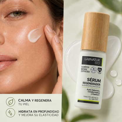 Sérum Facial Regenerador Labnatur Bio 30 ml | Regeneración, Firmeza, Elasticidad y Luminosidad | Vegano_1