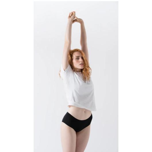 Braguita Culotte algodón orgánico negro Minimalism M
