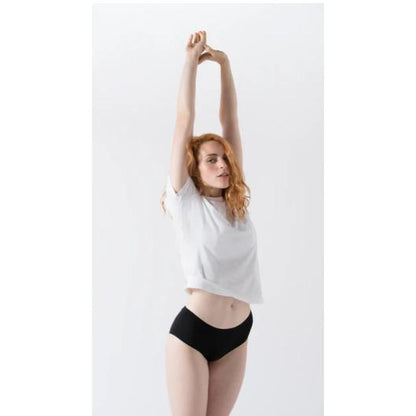 Braguita Culotte algodón orgánico negro Minimalism M