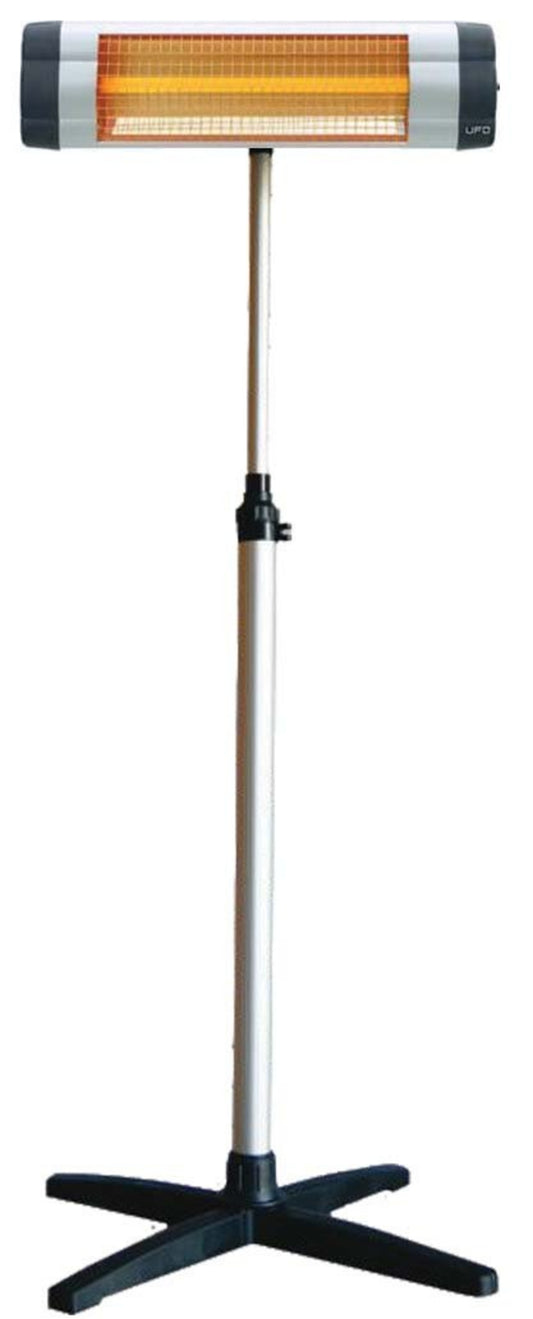 Estufa De Infarrojos De Pared Con Pie Para Terraza 2000w_0