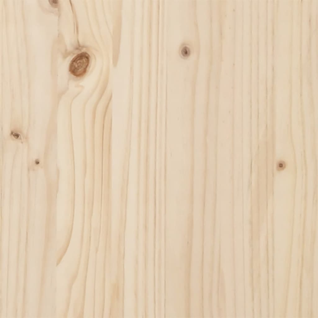 Tumbona De Madera Maciza De Pino 205x110x31,5 Cm / Vetonek_4
