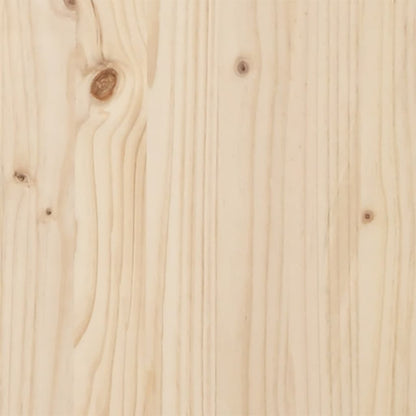 Tumbona De Madera Maciza De Pino 199,5x62x55 Cm / Vetonek_4