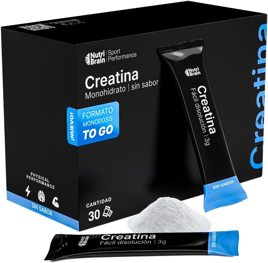 Creatina Monohidratada 3000mg Formato Sticks Nutribrain 30 Sticks_0