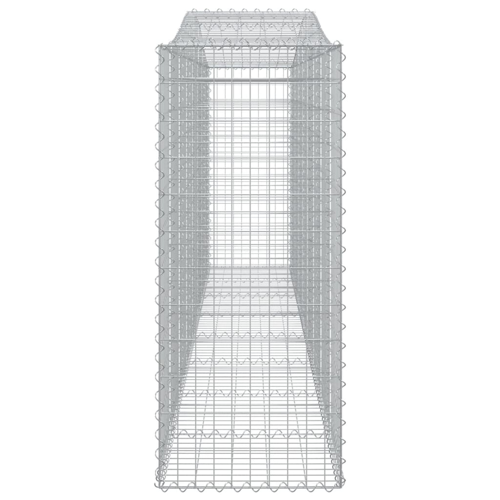 Cestas De Gaviones 4 Uds Forma De Arco Hierro 400x50x120/140 Cm_4