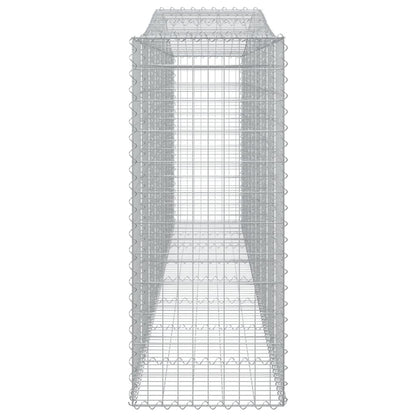 Cestas De Gaviones 4 Uds Forma De Arco Hierro 400x50x120/140 Cm_4