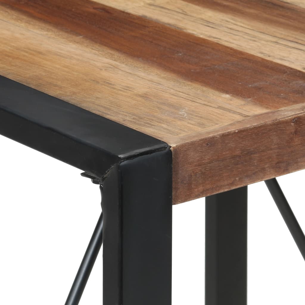 Mesa De Comedor Madera Maciza 80x80x75 Cm_2