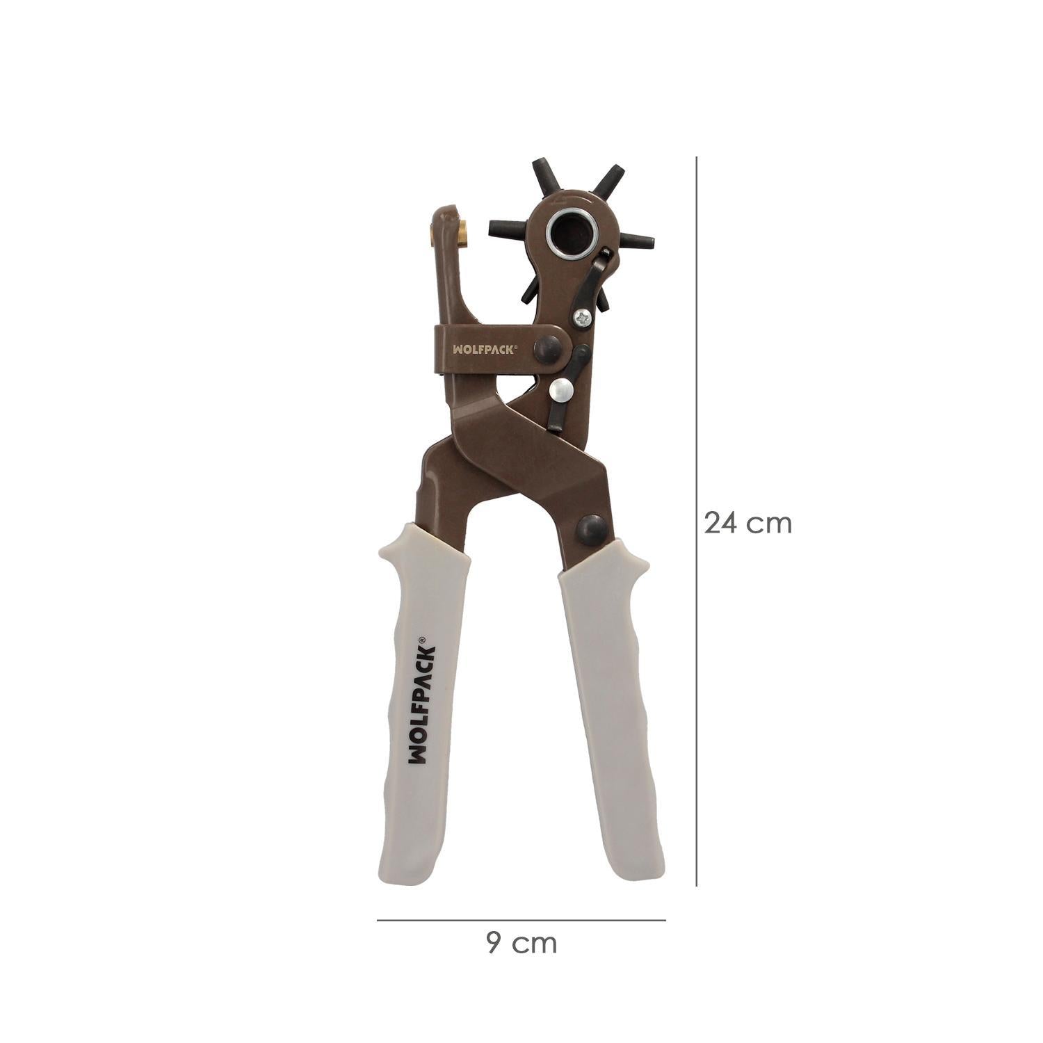 Sacabocados Estrella Industrial 225 Mm. Agujeros De Ø 2,0 A 4.5 Mm. Alicates Agujeros, Perforador Cuero, Alicates Cinturones,_1