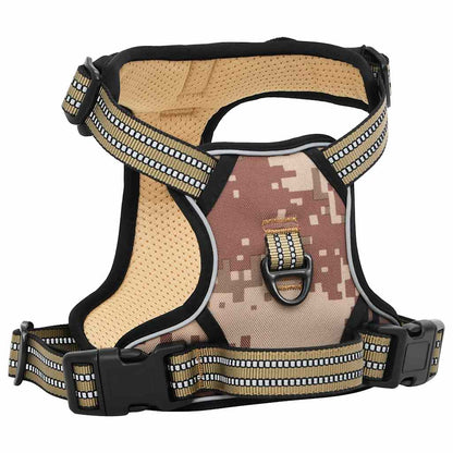Arnés Para Perros Con Correa Y Collar Ajustable Marrón S_2