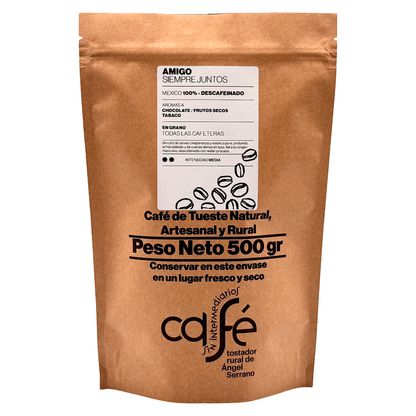 Cafe Sin Intermediarios Café Descafeinado Amigo En Grano 500 G_0