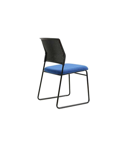 Pack De 4 Sillas Confidente Tapizada En Color Azul, 56 Cm(ancho) 84/94 Cm(altura) 58 Cm(fo_5