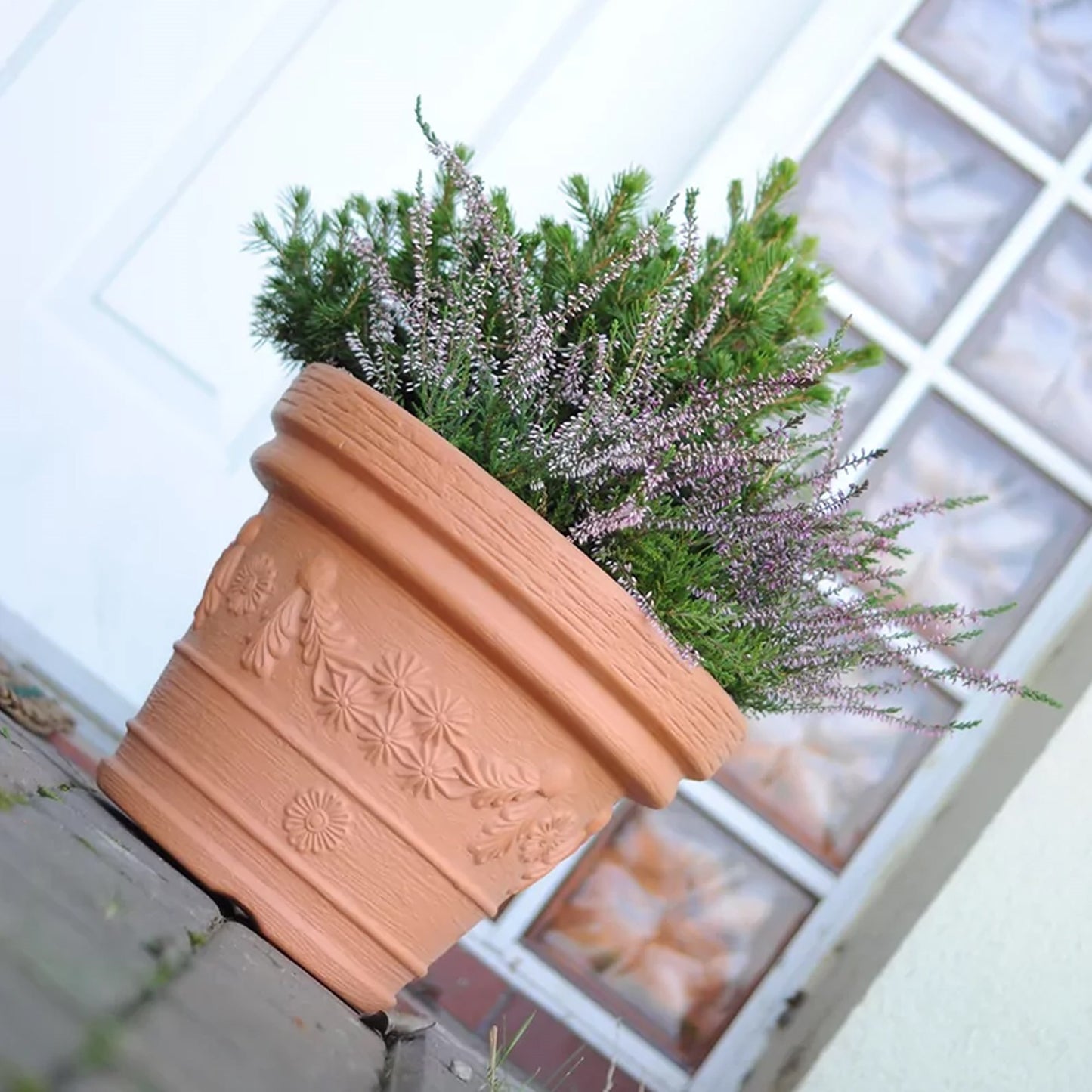 Maceta Decora 8l., Dimensiones (mm) 300x300x235, Color Ladrillo_2