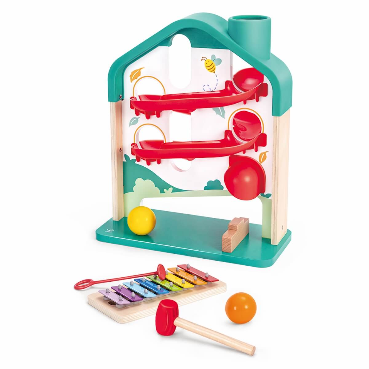 Recorrido Bolas-xilófono Melody Mansion Hape_0