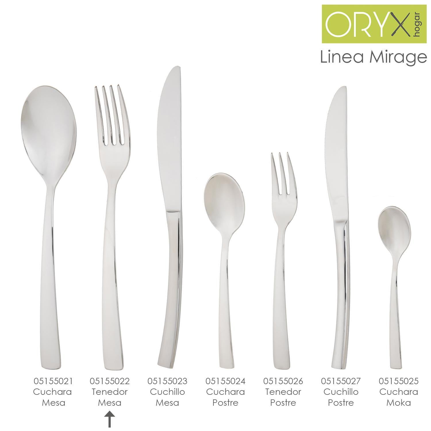 Tenedor Mesa Mirage 200 Mm.caja 12 Unidades