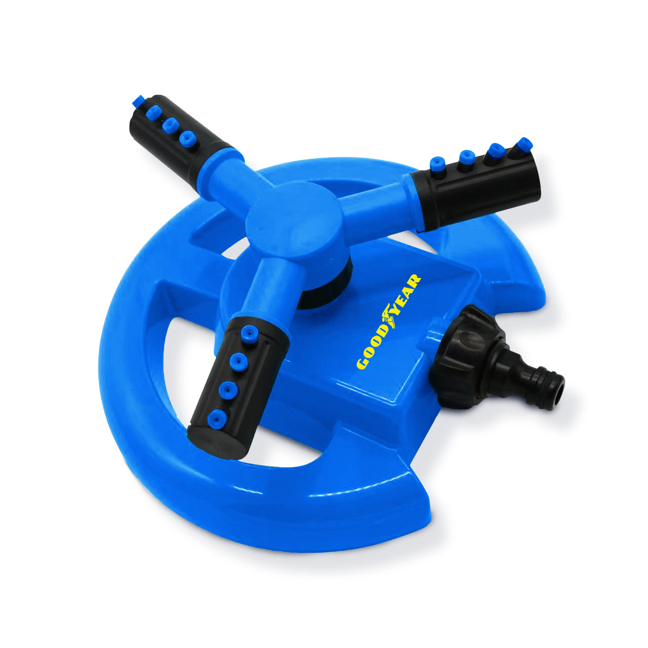Goodyear - Aspersor De Jardín Goodyear De 3 Brazos | Rotación Automática 360 | Gy10053 ¡envío Gratis!_1