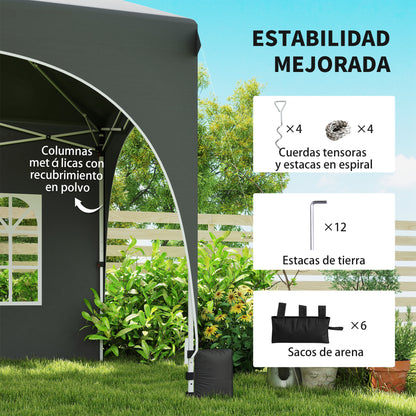 Outsunny Carpa Plegable 6x3 M_4