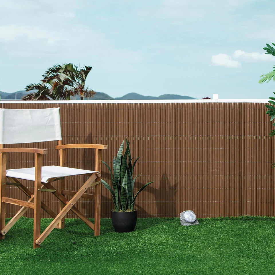 Pack Instalación Cañizo Pvc Lite 15 Metros Marrón 2x3 M_2