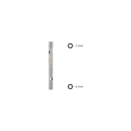 Llave Tubo Tubular 6x7 Fabricada En Acero Cromo Vanadio, Llave Grifería, Llave De Tubo Para Grifos, Llaves De Tubo Doble_1