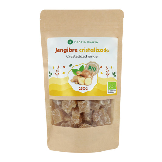Jengibre cristalizado ECO Planeta Huerto 250 g