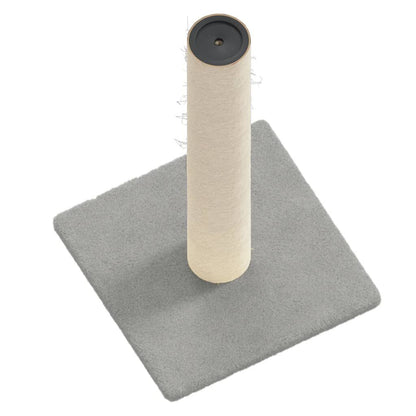 Vidaxl Poste Rascador Para Gatos Gris Claro 22x22x45 Cm_3