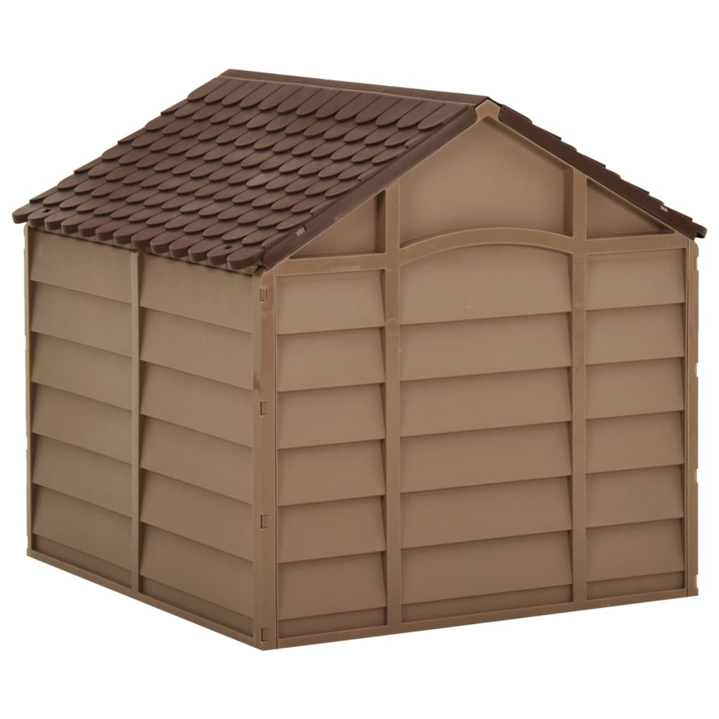 Caseta Para Perros Marrón Pp 71x71,5x68 Cm_3